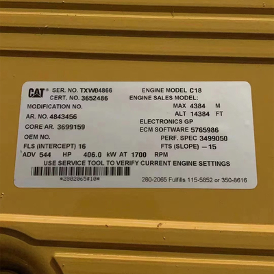CAT C18 Промышленный дизельный двигатель C18 ACERT TXW04866
